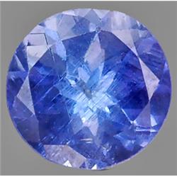 0.65ct VERY RARE  Round Cut Top AAA Blue Natural Tanzanite RETAIL $750 (GEM-7360)