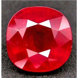 4.86ct RARE Shinning 9.3Mm.Top Blood Red Madagascar Ruby AAA CLEAN CLEAR RETAIL $4500 (GEM-7788)