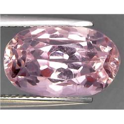 8.60ct RARE Top AAA Mozambique White Pink Kunzite VVS RETAIL $5150 (GEM-7611)