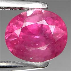 1.58ct RARE Top AAA  Pink Sapphire Nigeria Oval Cut VS RETAIL $1650 (GEM-7251)
