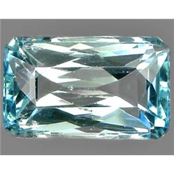 11.92ct RARE Octagon Cut Top AAA Light Blue Topaz VVS RETAIL $950 (GEM-7411)