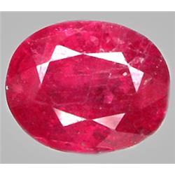 1.89ct RARE Top AAA Pink Red Ruby Mogok VS Oval Cut  RETAIL $1900 (GEM-7462)