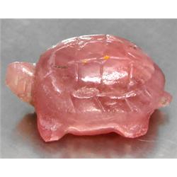 16.66ct  Hand Carved Pinkish Red Ruby Turtle RETAIL $1550 (GEM-7478)