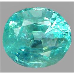 2.17ct RARE Oval Cut Blue Green Natural Apatite VS RETAIL $2150 (GEM-7442)