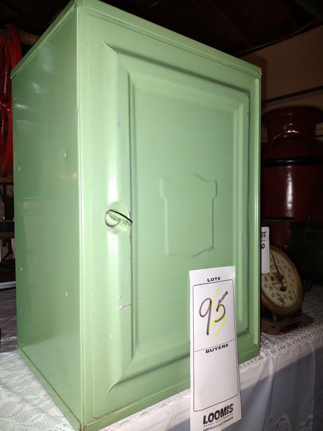 ANTIQUE GALVANIZED TIN BREAD & PIE SAFE