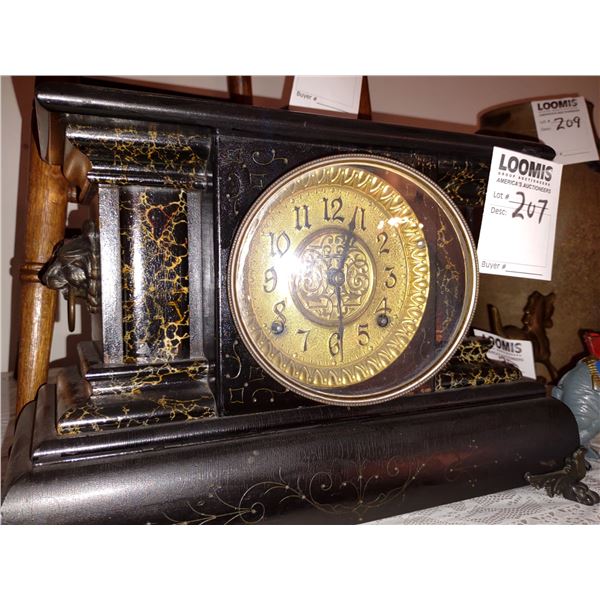 ANTIQUE KITCHEN SHELF CLOCK