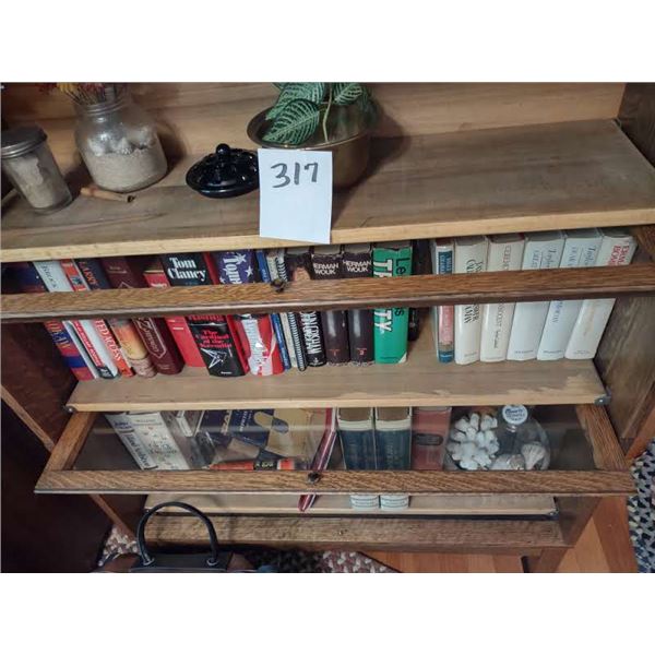 CONTENTS OF BOOKCASE, BOOKS