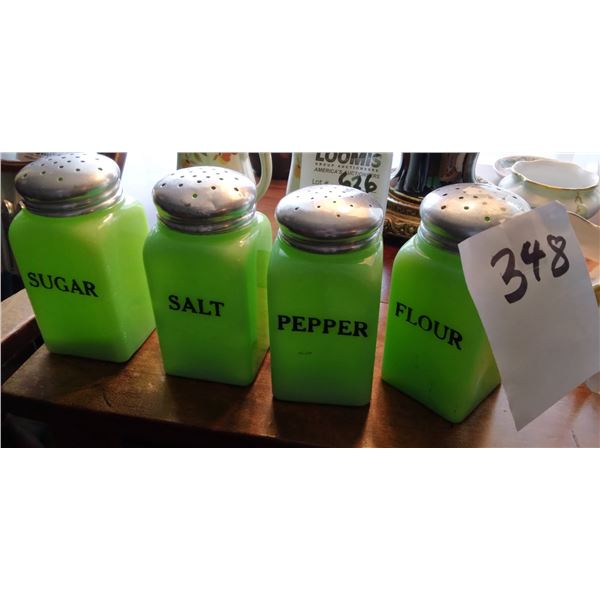4 SET SALT, PEPPER, SUGAR