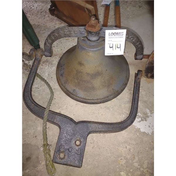 CAST IRON DINNER BELL W/ YOKE