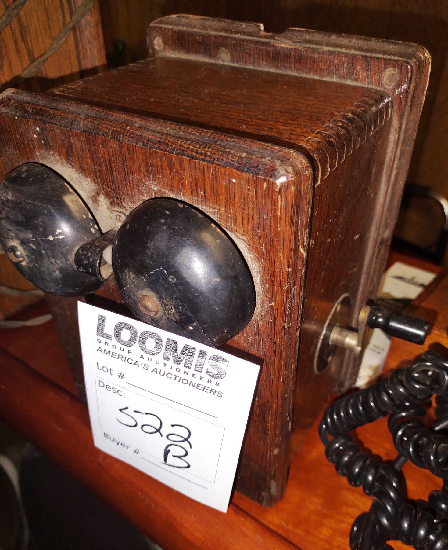 ANTIQUE RINGER BOX W/ CRANK