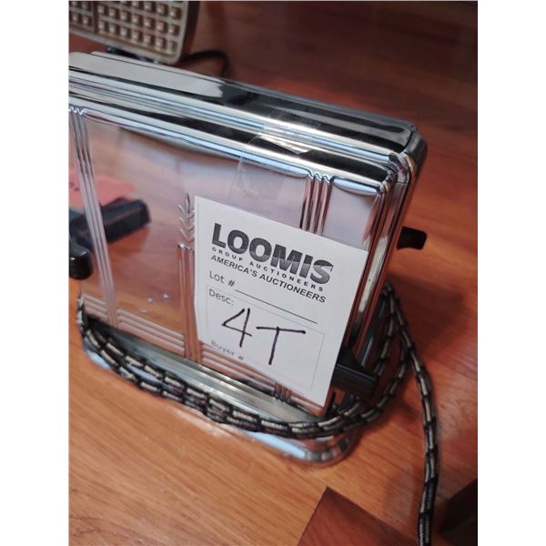 BUNDLE LOT: VINTAGE LIKE-NEW BUTTERFLY STYLE TOASTER / GRANDPA'S WONDER PINE TAR SOAP