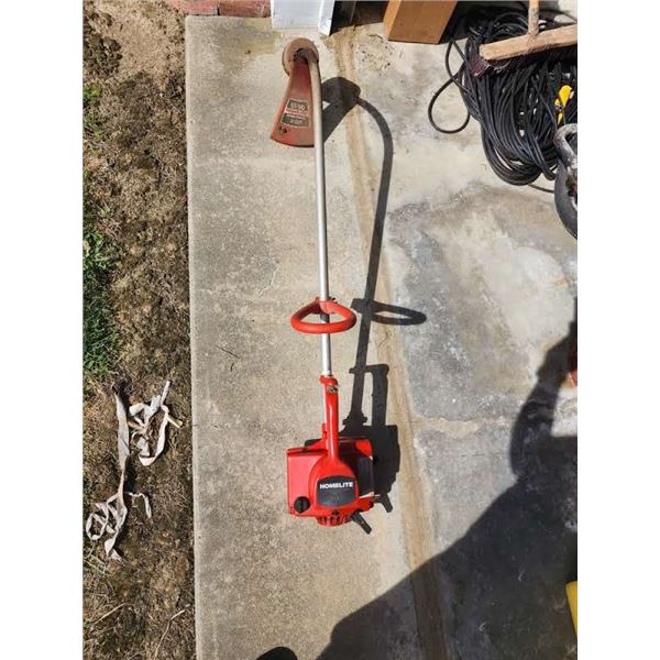 HOMELITE ST160 GAS WEED EATER (RUNS) BLACK AND DECKER EDGER/TRIMMER AKA 1458