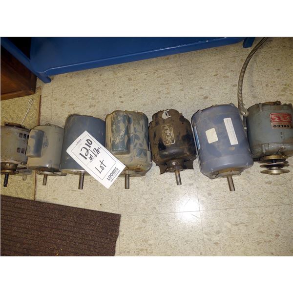 LOT OF 7 MOTORS (WORK)