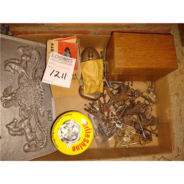 KEYS, INDEX BOX, POLISH, 1776