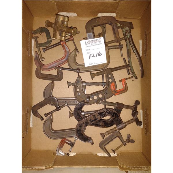LOT OF APPROX. 20 CLAMPS