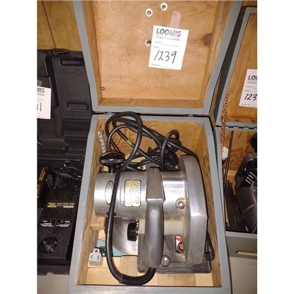 CRAFTSMAN BUNDLE LOT: 3/4" STROKE SCROLLER SAW / ELECTRIC HAND SAW / DUSTLESS BELT SANDER, MISSING B