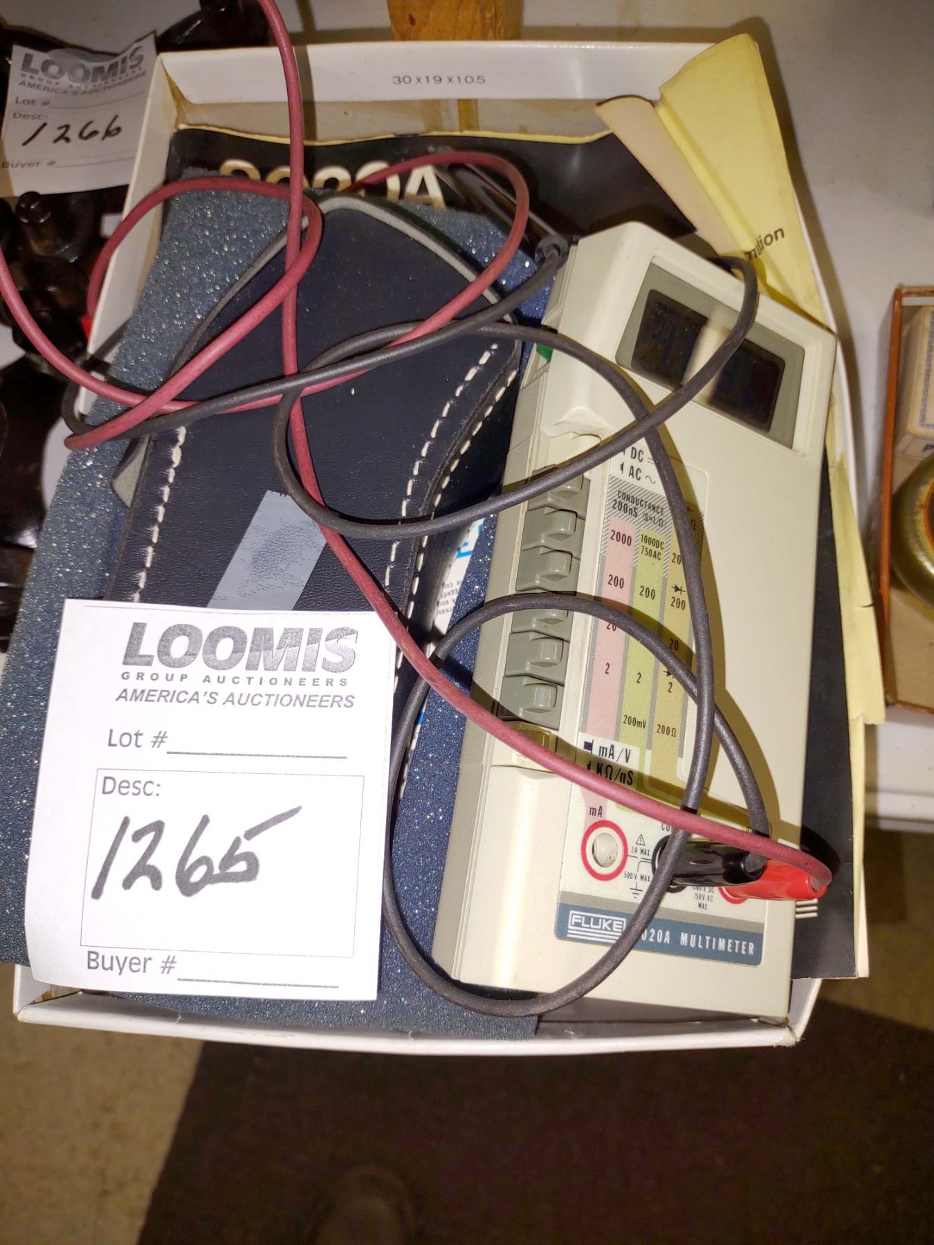 PHOTOELECTRIC TACHOMETER & FLUKE 8020A DIGITAL MULTIMETER