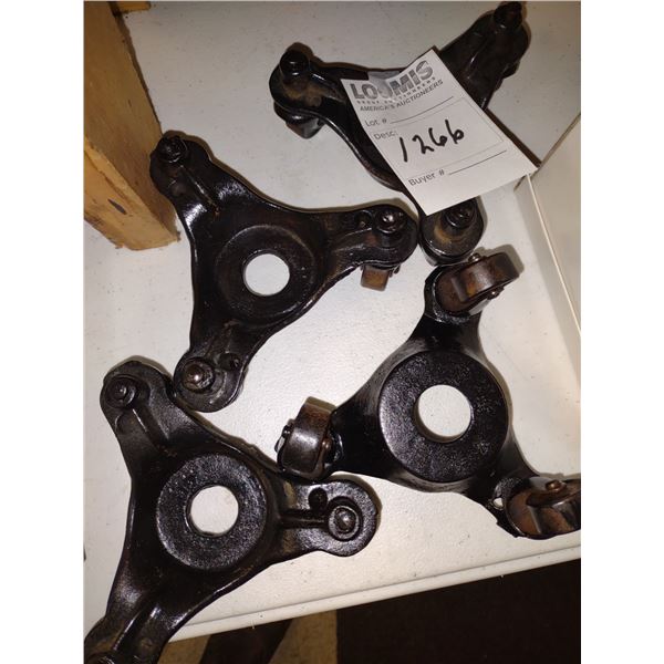 SET OF VINTAGE OR ANTIQUE STOVE PIANO CASTORS