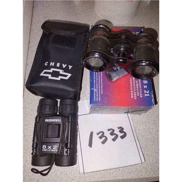2 PAIR OF BINOCULARS