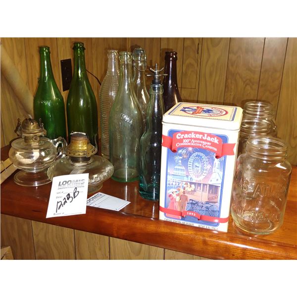 LARGE ANTIQUE BOTTLE COLLECTION LOT