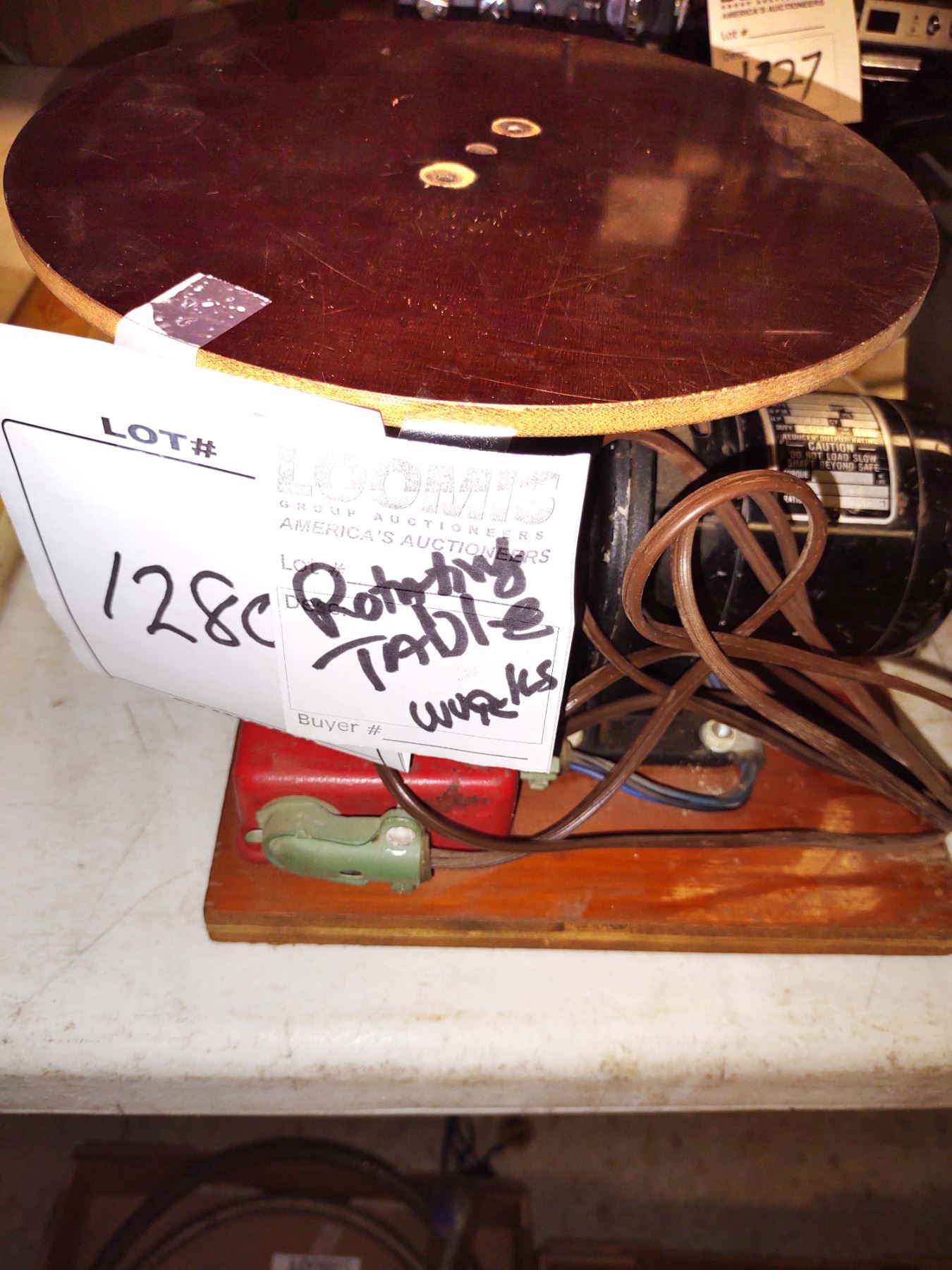 ROTATING TABLE, WORKS