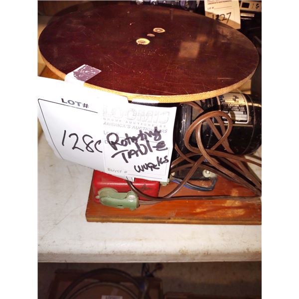 ROTATING TABLE, WORKS