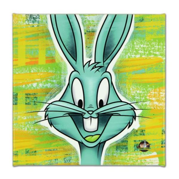 Looney Tunes, "Bugs Bunny" Numbered Limited Edition on Canvas with COA. This piece comes Gallery Wra