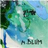 Image 2 : M. Blum, Original Painting on Canvas, Hand Signed with Letter of Authenticity.