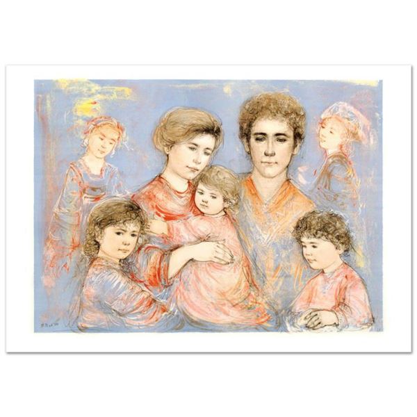 "Michael's Family" Limited Edition Lithograph (36" x 26") by Edna Hibel (1917-2014), Numbered and Ha