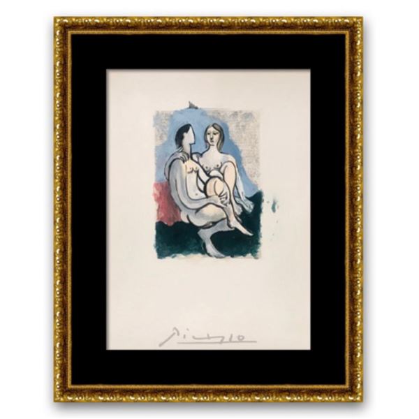Pablo Picasso- Lithograph on Arches Paper "La Couple"