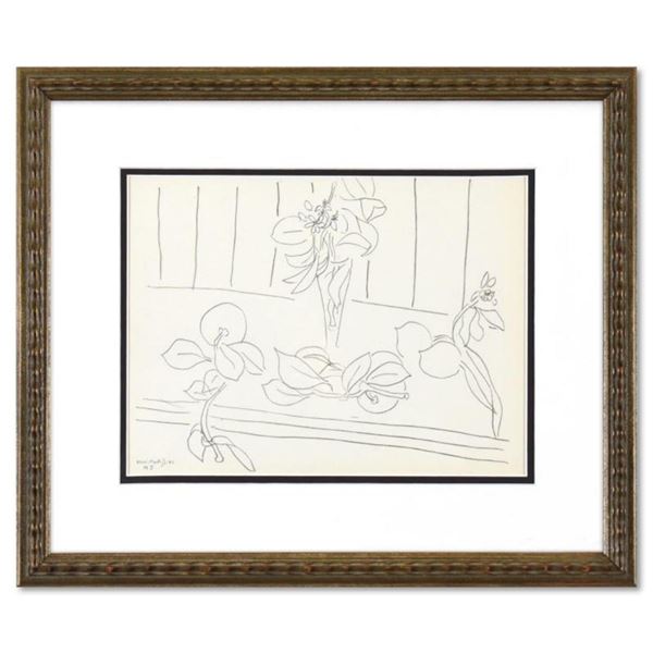 Pierre Henri Matisse (1869-1954), Framed Lithograph, Plate Signed with Letter of Authenticity.