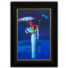 Image 1 : Peter Max- Original Mixed Media "Umbrella Man with Cane"