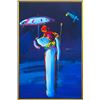 Image 2 : Peter Max- Original Mixed Media "Umbrella Man with Cane"