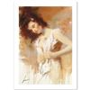 Image 1 : Pino (1939-2010), "White Camisole" Hand Signed Limited Edition with Certificate of Authenticity.