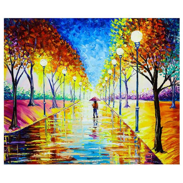 Svyatoslav Shyrochuk- Original Oil on Canvas "Rainy Day Outside"