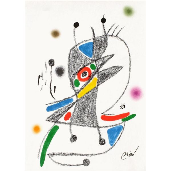 Joan Miro- Lithograph "Maravillas con variaciones acrosticas 02"