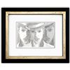 Image 1 : Guillaume Azoulay- Original Drawing on Paper "portrait en trois ( Prince)"