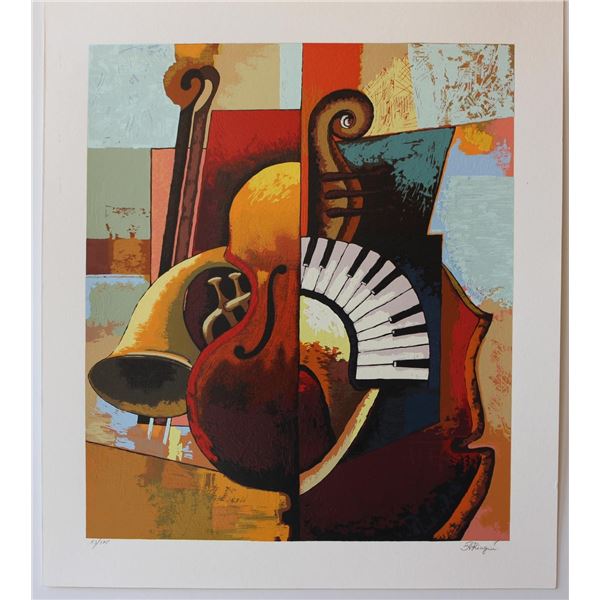 Igor Kovalev- Original Serigraph on Paper "Symphony III"