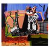Image 1 : Lena Kaplun, "El Gato" Limited Edition on Canvas, Numbered Inverso and Hand Signed with Letter of Au