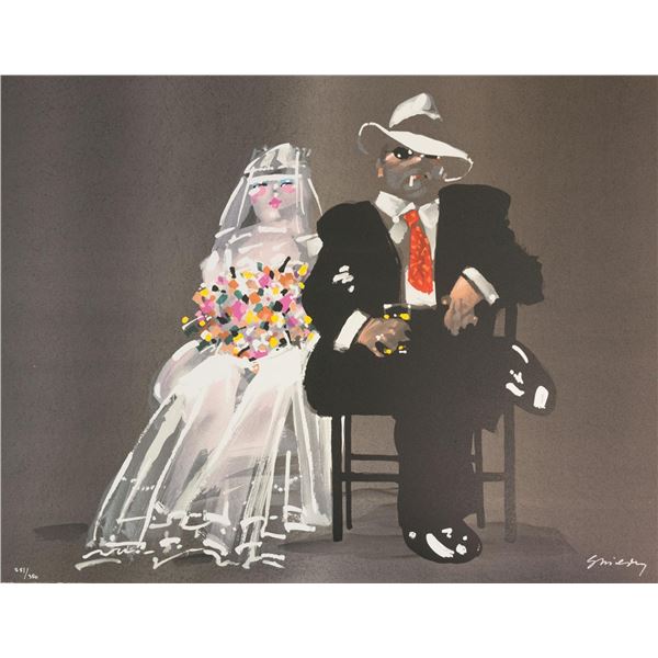 Waldemar Swierzy (1931-2013)- Hand Pulled Original Lithograph "Great expectations"