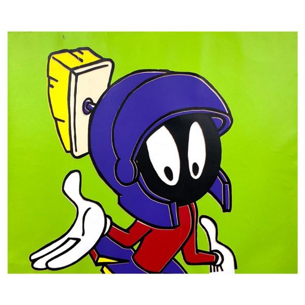 Steve Kaufman (1960-2010), "Marvin the Martian" Hand Pulled Limited Edition Silkscreen on Canvas, AP
