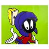 Image 1 : Steve Kaufman (1960-2010), "Marvin the Martian" Hand Pulled Limited Edition Silkscreen on Canvas, AP