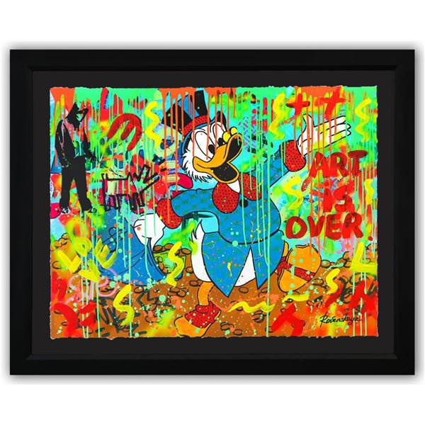 Nastya Rovenskaya- Original Mixed Media on Paper "Gucci Model"