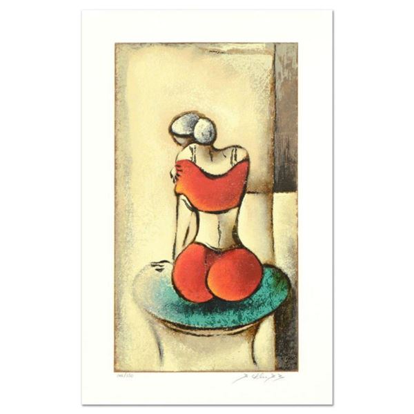 David Schluss, "Mia" Limited Edition Serigraph, Numbered and Hand Signed with Letter of Authenticity