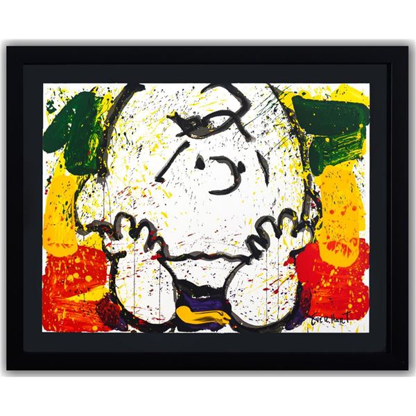 Tom Everhart- Hand Pulled Original Lithograph "Call Waiting"