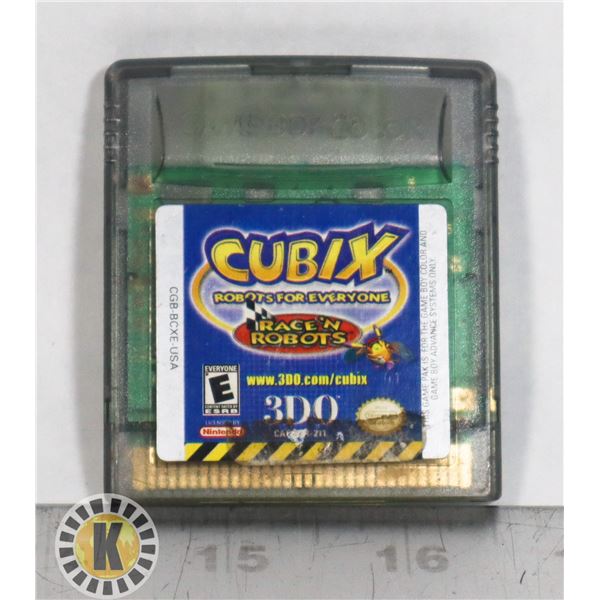 CUBIX RACE 'N' ROBOTS GAMEBOY GAME