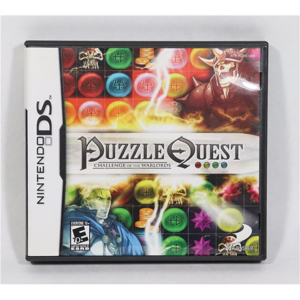 NINTENDO DS PUZZLE QUEST CHALLENGE OF THE WARLORDS