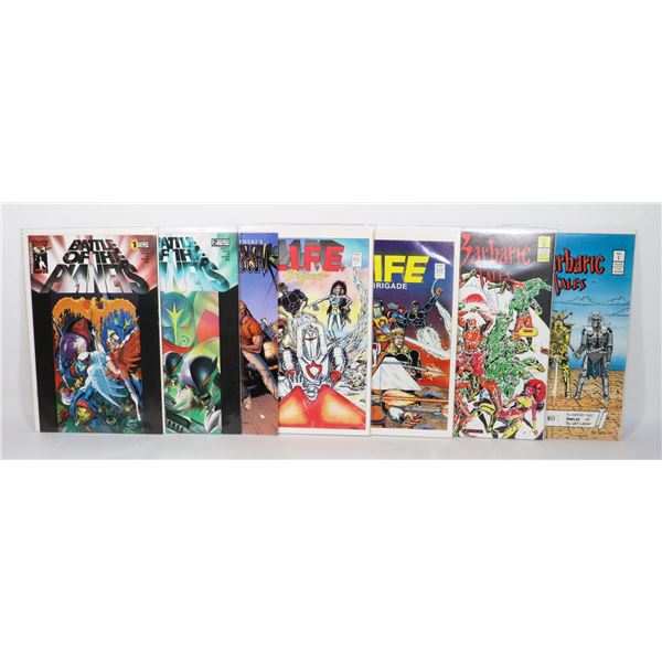 LOT OF 7 ASSORTED COMIC BOOKS TOP COW IMAGE