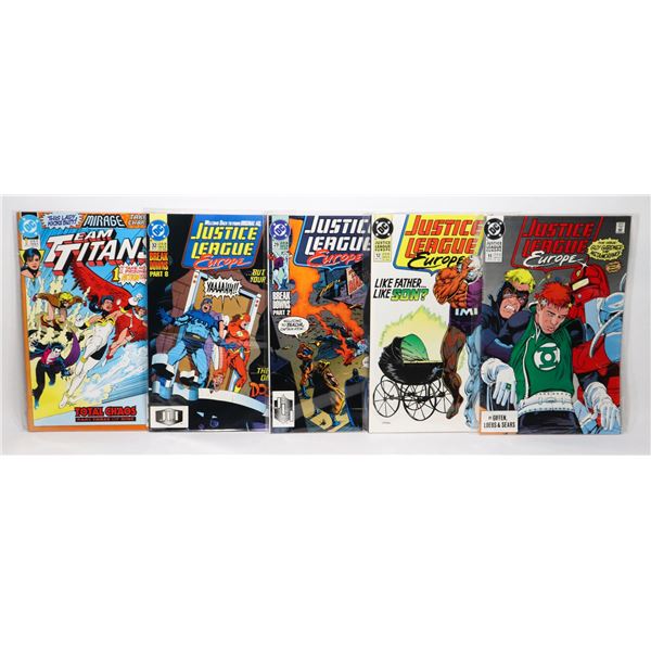 LOT OF 5 DC COMICS