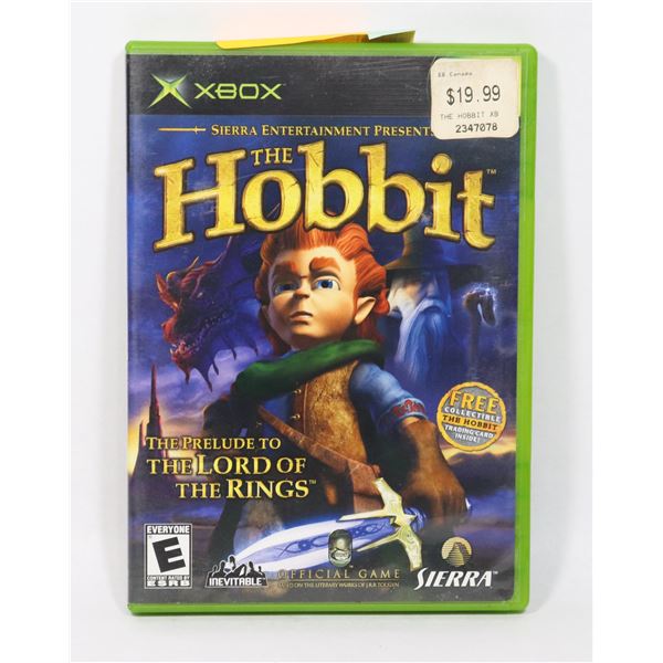 XBOX GAME THE HOBBIT